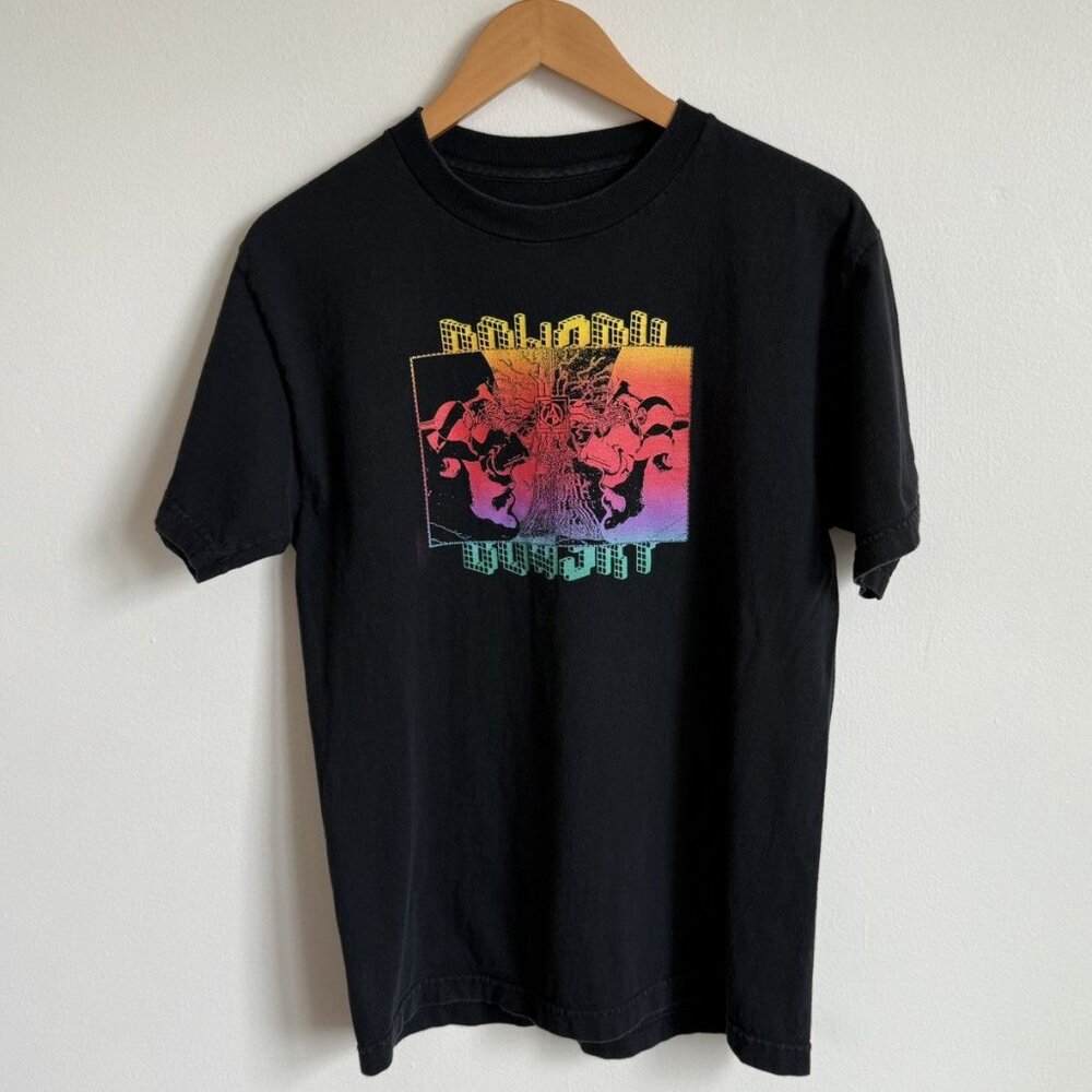 BOW3RY Burning Chrome T-Shirt Cyberpunk Techwear Graphic